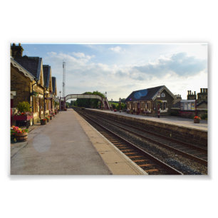 Historic Settle Railway Station, Yorkshire Photo Print