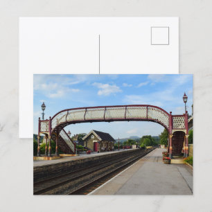 Historic Settle Railway Station, Yorkshire Postcard
