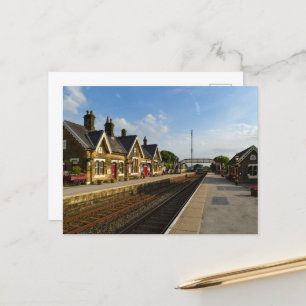 Historic Settle Railway Station, Yorkshire Postcard