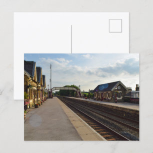 Historic Settle Railway Station, Yorkshire Postcard