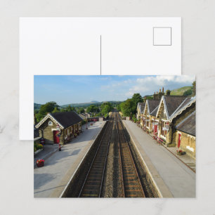 Historic Settle Railway Station, Yorkshire Postcard