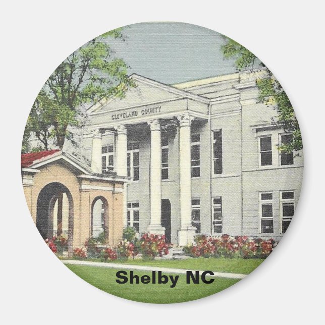 Historic Shelby NC Magnet (Front)