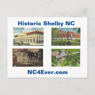 Historic Shelby NC Postcard