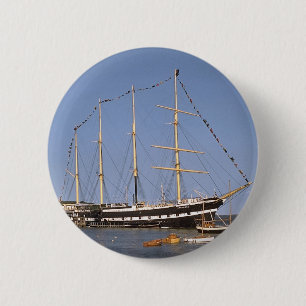 Historic ships 6 cm round badge