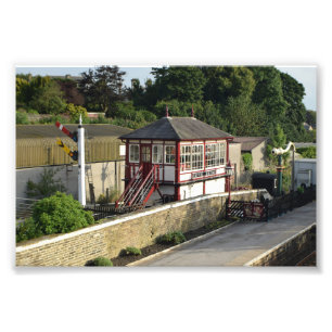 Historic Signal Box at Settle Station Photo Print