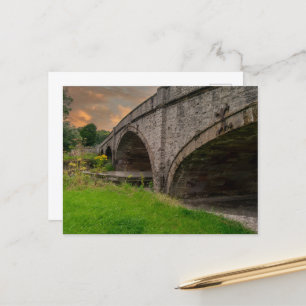 Historic St. Asaph Bridge Over River Elwy Postcard