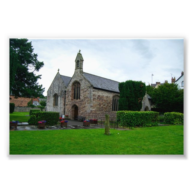 Historic St. Asaph Parish Church, North Wales Photo Print (Front)