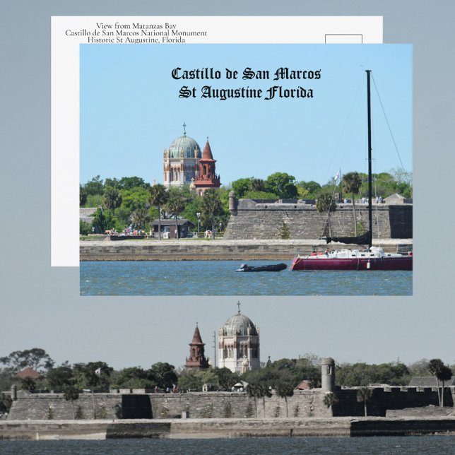 Historic St Augustine FL Castillo de San Marcos Postcard (Creator Uploaded)