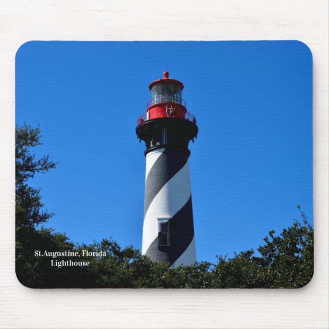 Historic St. Augustine, Florida LIghthouse Mouse Mat (Front)