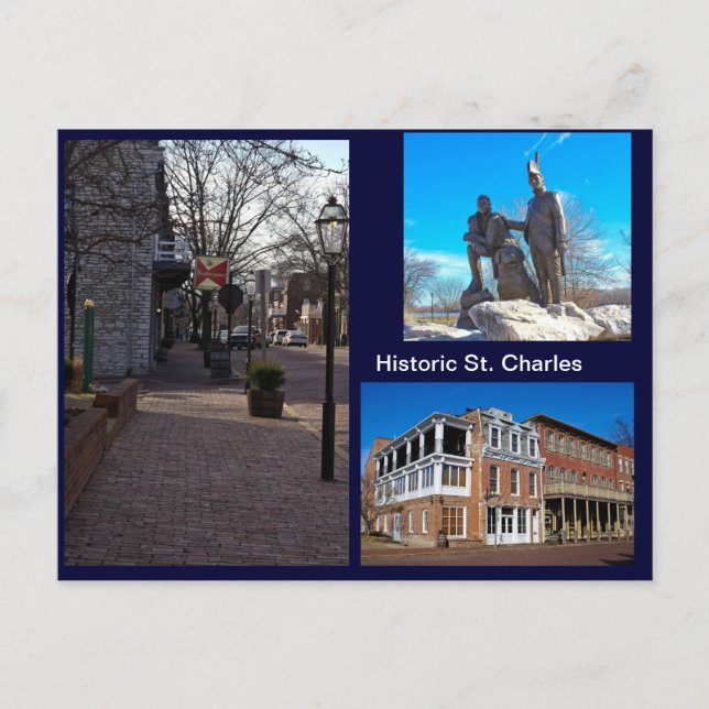 Historic St. Charles Postcard (Front)