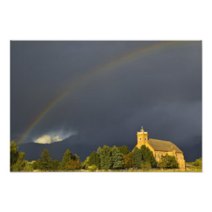 Historic St Ignatius Mission in St Ignatius, Photo Print