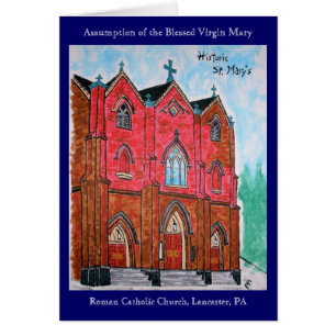 Historic St. Mary's (Painting) Card
