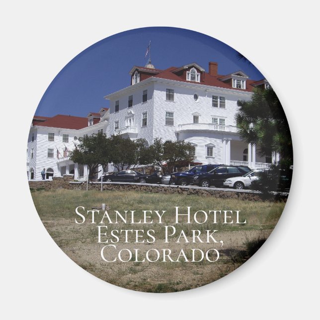Historic Stanley Hotel in Estes Park, Colorado Magnet (Front)