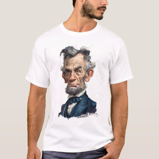 Historic Statesman Caricature — 19th-Century T-Shirt