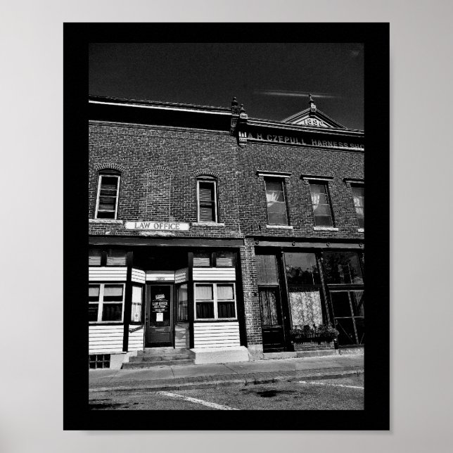 Historic Storefronts Poster (Front)