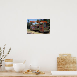 Historic Street Car Poster