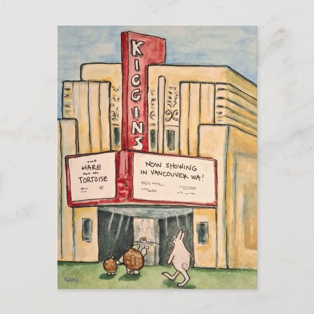 Historic Theatre Vancouver WA Postcard (Front)