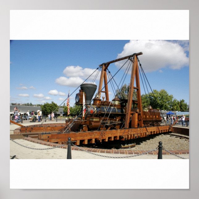Historic Train Turntable Poster (Front)