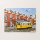 Historic Tram Buildings Lisbon Portugal Travel Jigsaw Puzzle<br><div class="desc">This travel themed design features Lisbon tram one of 6 historical urban lines which were originally pulled by horses in the city of Lisbon in Portugal #tram #transport #transportation #travel #adventure #lisbon #portugal #europe #european #landmark #historic #historical #antique #tourism #building #architecture #landscape #celebration #gift #gifts #puzzle #puzzles #jigsaw #jigsawpuzzle #fun...</div>
