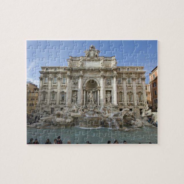 Historic Trevi Fountain in Rome, Italy Jigsaw Puzzle (Horizontal)