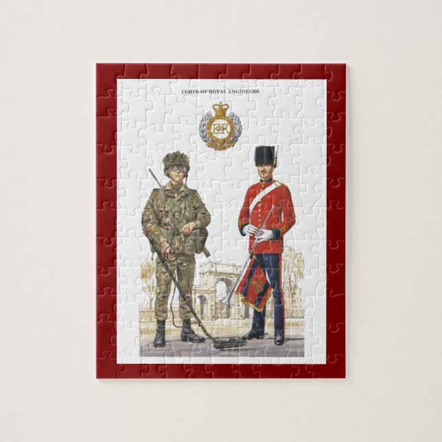 Historic Uniforms, Corps of Royal Engineers Jigsaw Puzzle (Vertical)