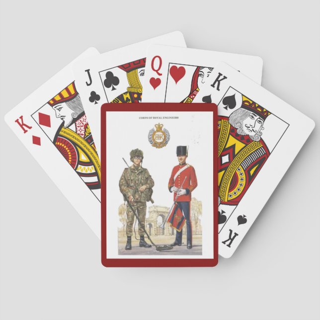 Historic Uniforms, Corps of Royal Engineers Playing Cards (Back)