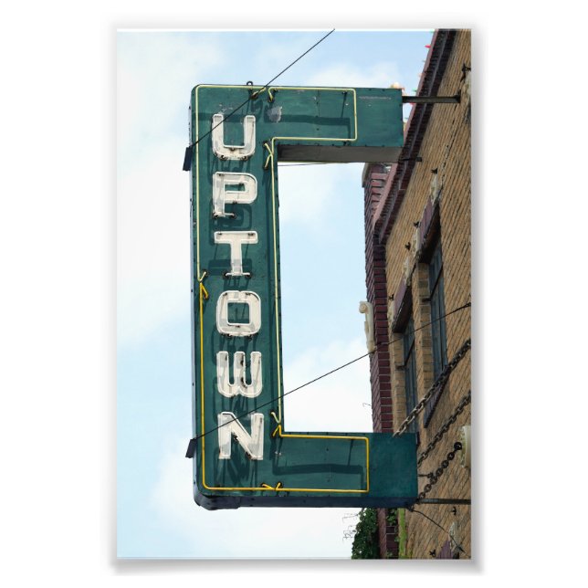 Historic Uptown Theatre, Marceline, Missouri Photo Print (Front)