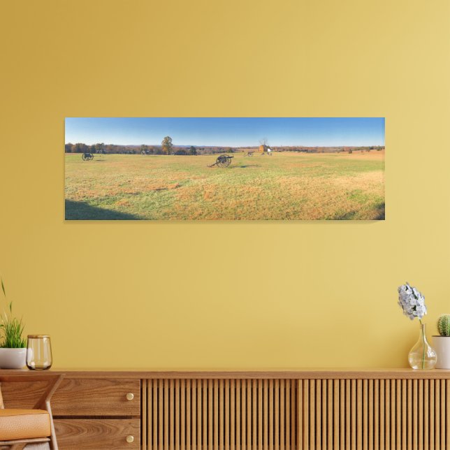 Historic Virginia Battlefield Photo – American Civ Canvas Print (Insitu(LivingRoom))
