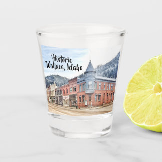 Historic Wallace Idaho Shot Glass