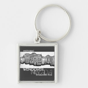 Historic Wendover Nevada old town keychain