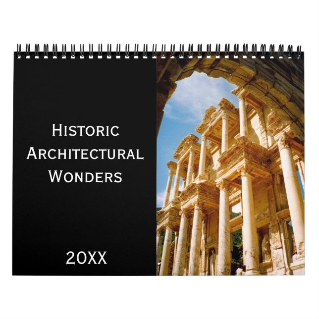 historic wonders 2027 calendar (Cover)