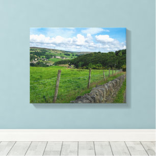 Historic Yorkshire Landscape Canvas Print