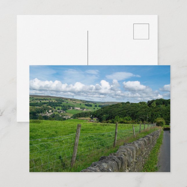 Historic Yorkshire Landscape Postcard (Front/Back)