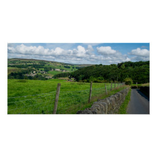 Historic Yorkshire Landscape Poster