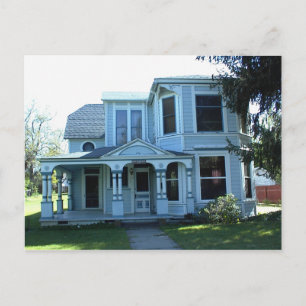 Historic Yreka Victorian Home Postcard