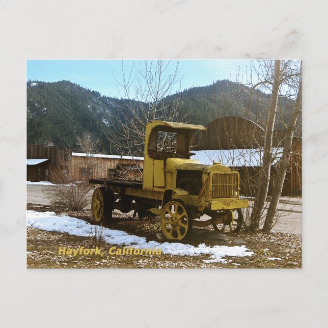 Historical 1912 Truck..... Postcard (Front)