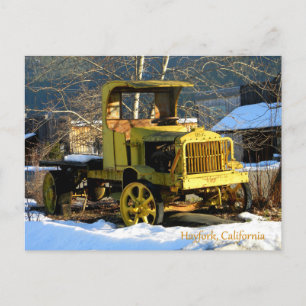 Historical 1912 truck postcard
