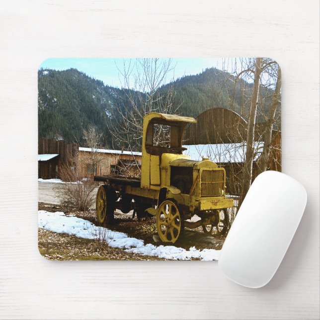 Historical 1912 utility truck....... mouse mat (With Mouse)