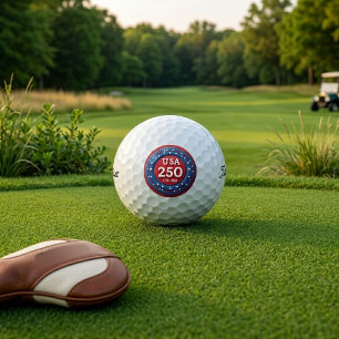 Historical America Independence 250th Anniversary  Golf Balls