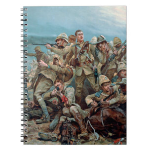 Historical British Victorian Boer War painting Notebook