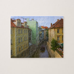 Historical buildings with canal, Prague, Czech Jigsaw Puzzle