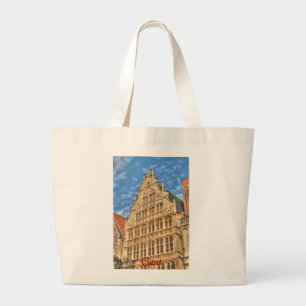 Historical centre of Gent, Belgium Large Tote Bag