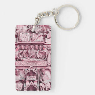 Historical, Christian sculptures Notre Dame Paris Key Ring