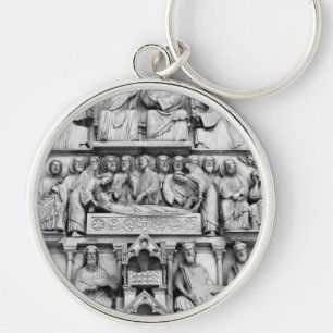 Historical, Christian Sculptures Notre Dame Paris Key Ring