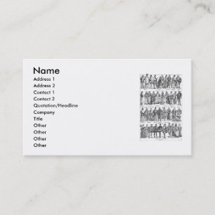 Historical Costumes Business Card