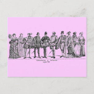 Historical Costumes Postcard
