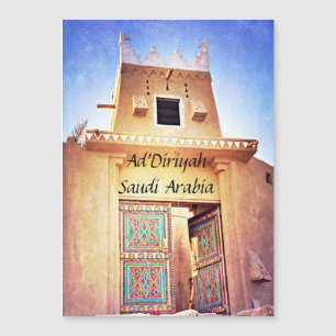 Historical Diriyah Saudi Arabia Magnet Postcard