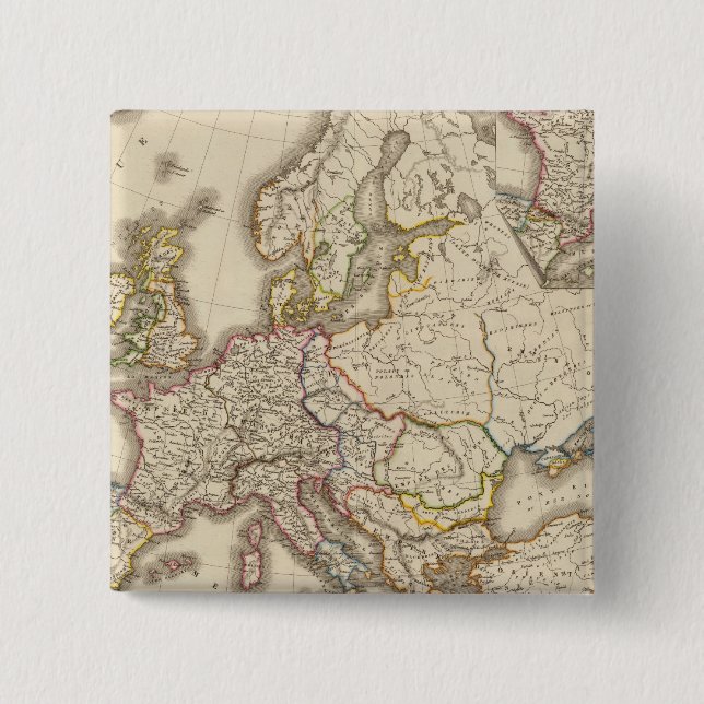 Historical Europe 15 Cm Square Badge (Front)