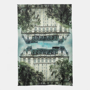 Historical Fort Garry Hotel Tea Towel