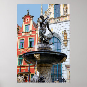 historical Gdansk, Poland Poster